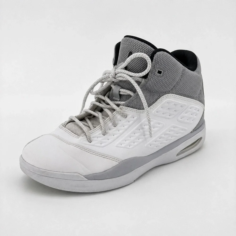 Jordan B. Fly White Wolf Grey Basketball Shoes 881444-003 Mens 13